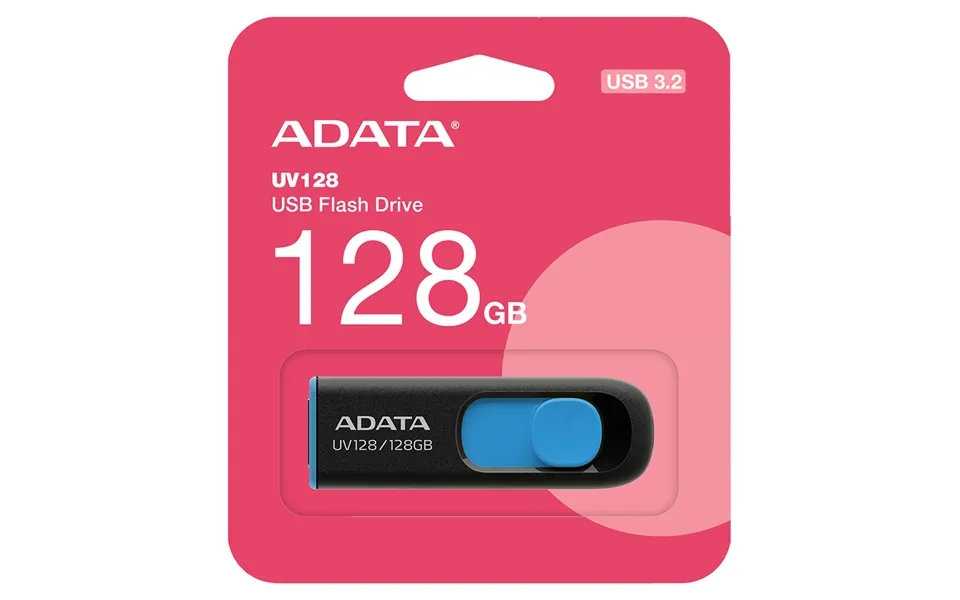Adata Usb 3.2 Memory Drive Uv128 - 128gb