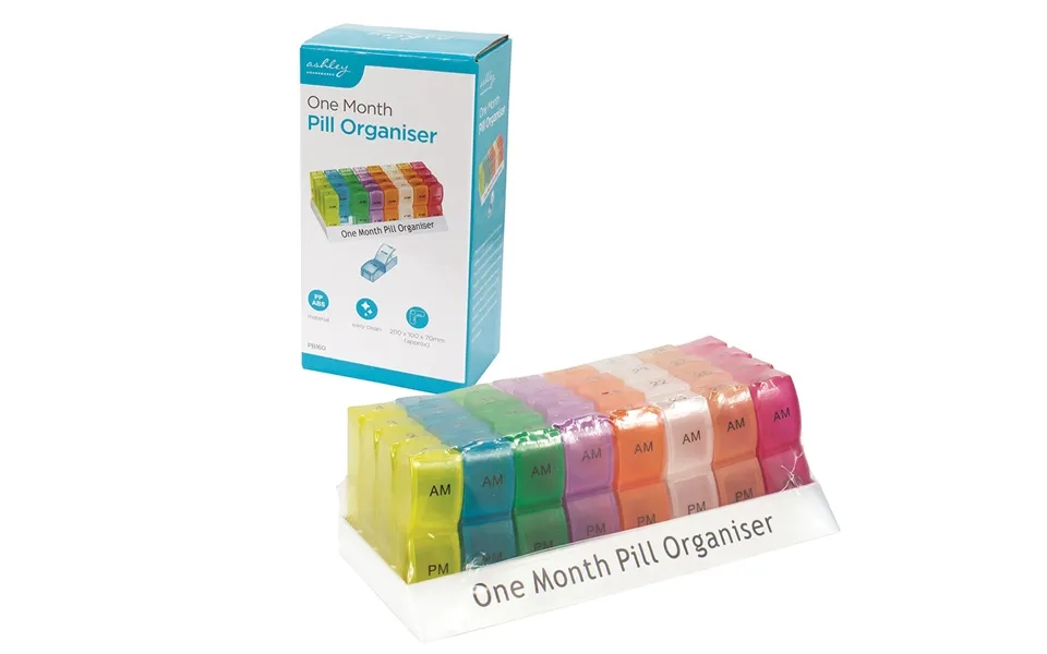 Ashley One Month Pill Organiser