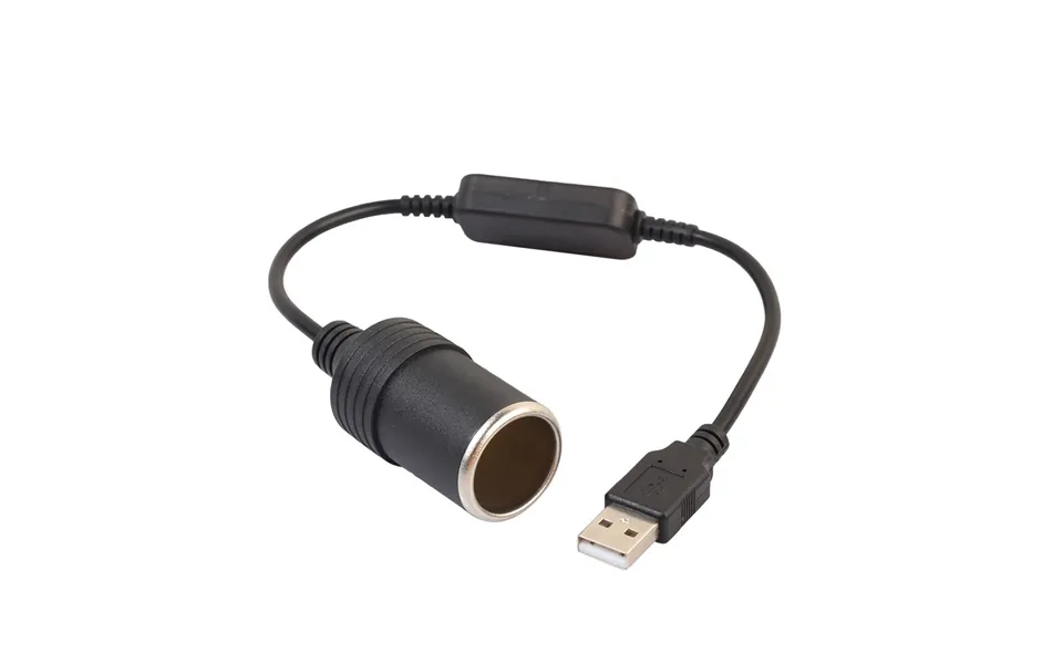 Evodx Usb A To Cigarette Lighter Socket Adapter