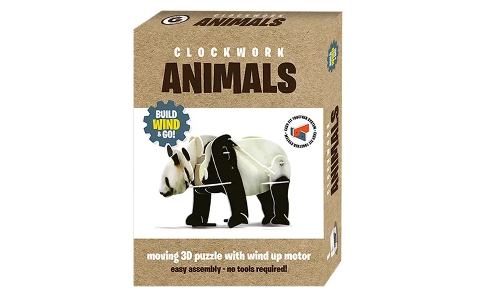 Gifts & Gadgets Build Your Own Clockwork Animal - Panda