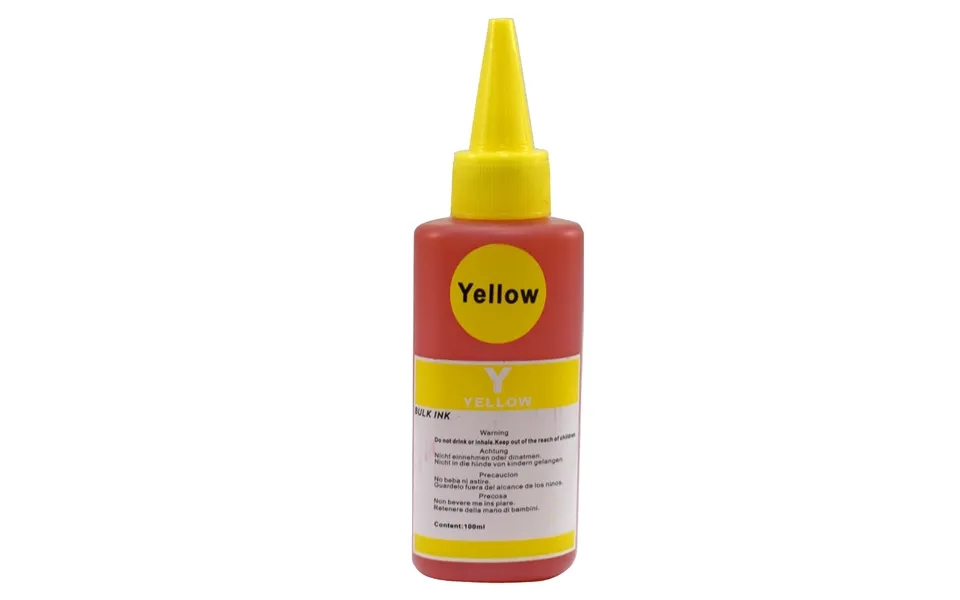 Inklab Compatible Universal Refill Ink For Brother Canon Epson Yellow 100ml