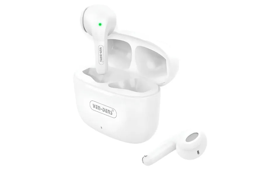 Ven-dens Tws Bluetooth Earbuds With Touch Key - White