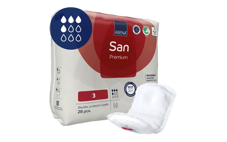 Abena San 3 Shaped Pad 500ml - Abena