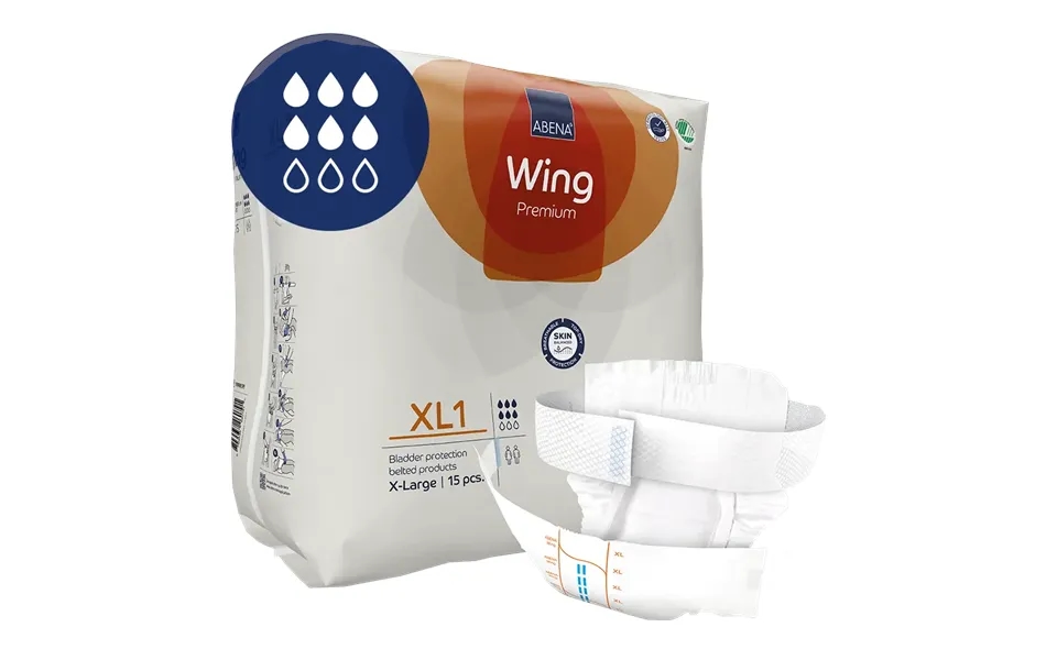Abena Wing - Extra Large 1 Waist Hip Size 110-160cm , Abena, Unisex, Incontinence Aids