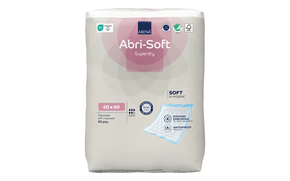 Abri-soft Superdry Disposable Sheets - 60x60 Cm, Abena, , Underpad