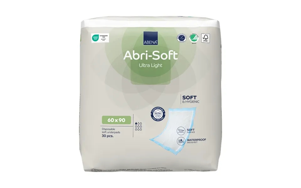 Abri-soft Ultra Light Disposable Underpad - 60x90cm, Abena, , Bed Protection