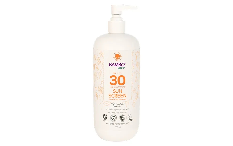 Bambo Nature Body Lotion Sun Screen - 500ml Spf 30 , Abena, , Skincare