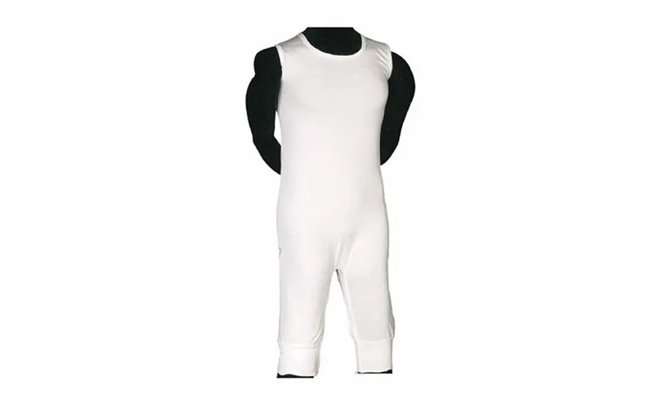 Cotton Bodystocking With Legs And Poppers-large 80-110 - Abena