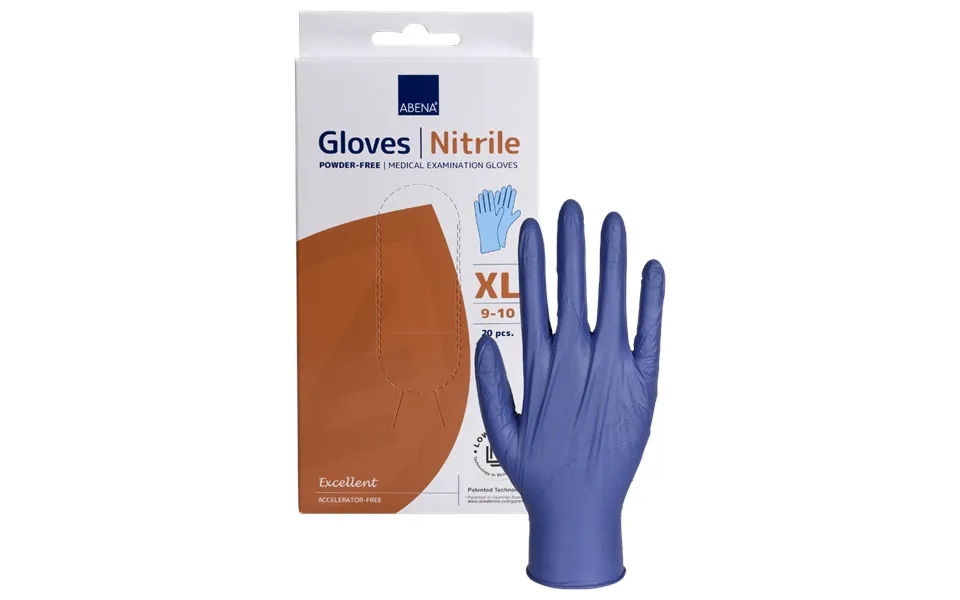 Nitrile Gloves Xlarge - 10 Pairs, Abena, ,