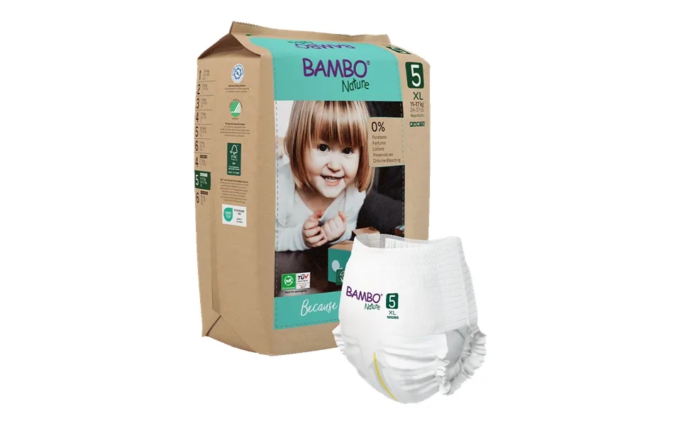 Bambo Nature Pants - Size 5 11-17kg 24-37lbs