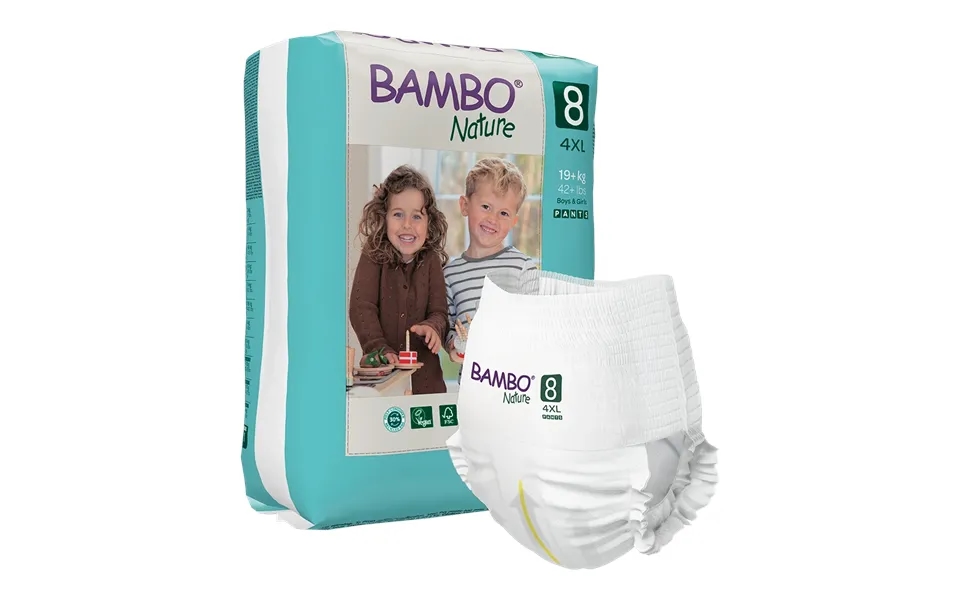 Bambo Nature Pants - Size 8 19 Kg 42 Lbs