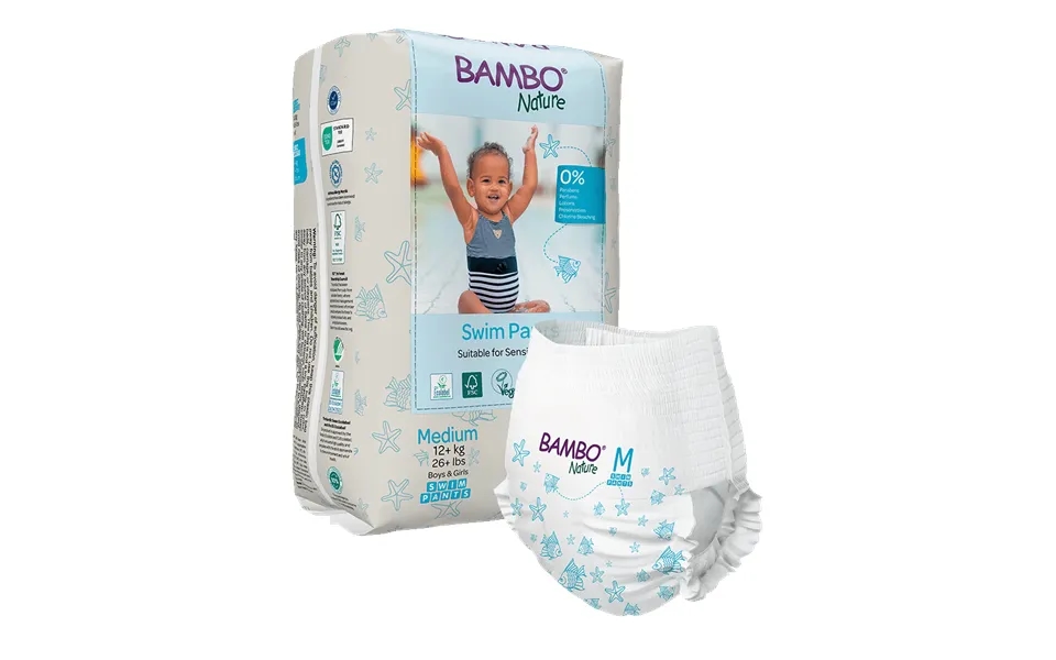 Bambo Nature Swim Pants M 12 Kg 26 Lbs