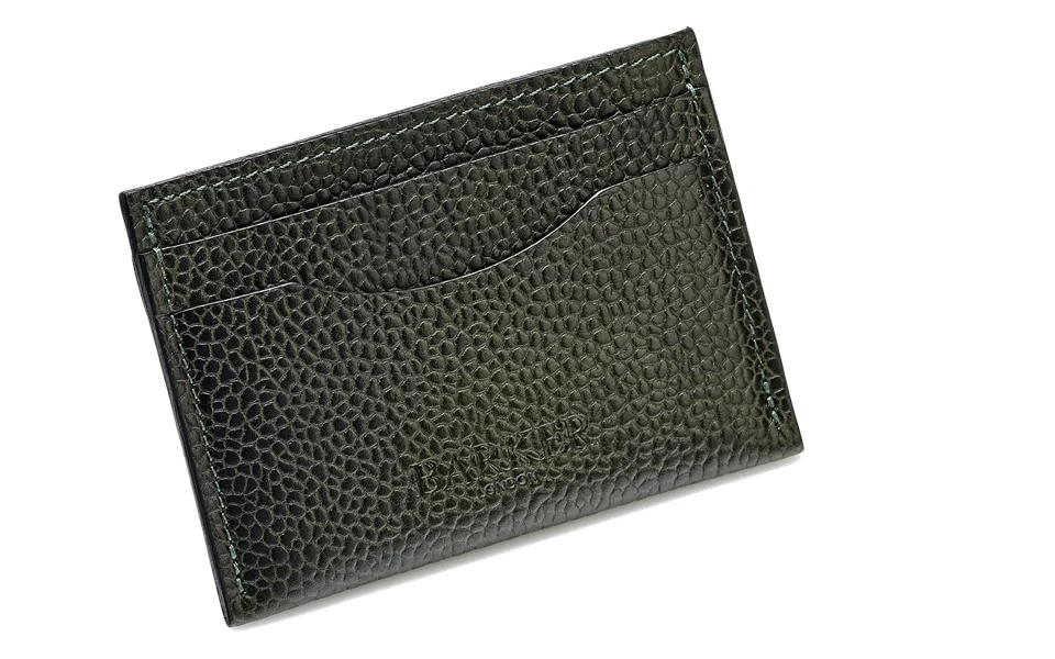 Card Holder Curved - Olive Grain