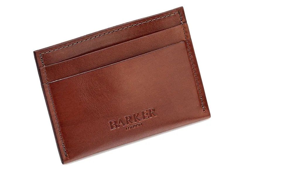 Card Holder Straight - Rosewood Calf