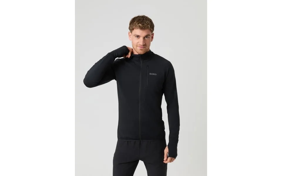 Borg Running Mid Layer Hood
