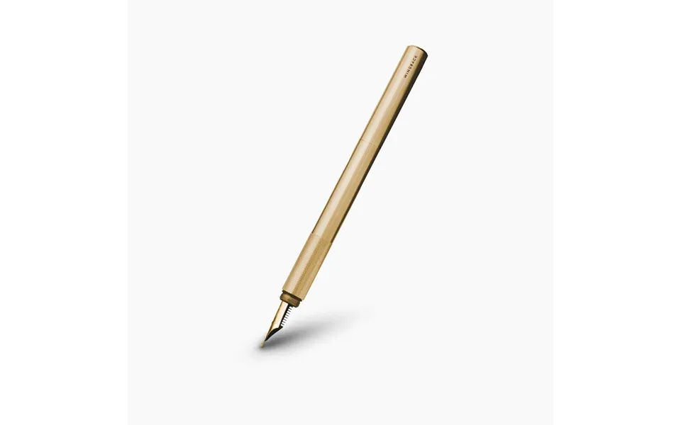 Fountain Pen - Brass By Wingback Nib Size Bold