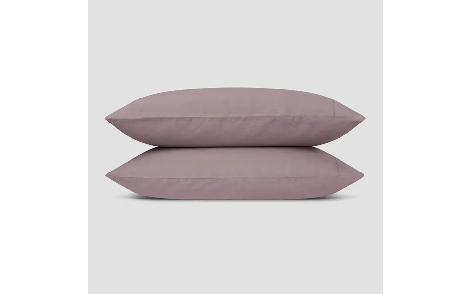 Linen Pillowcase Pair - Elderberry By Piglet In Bed Size Super King Colour Elderberry