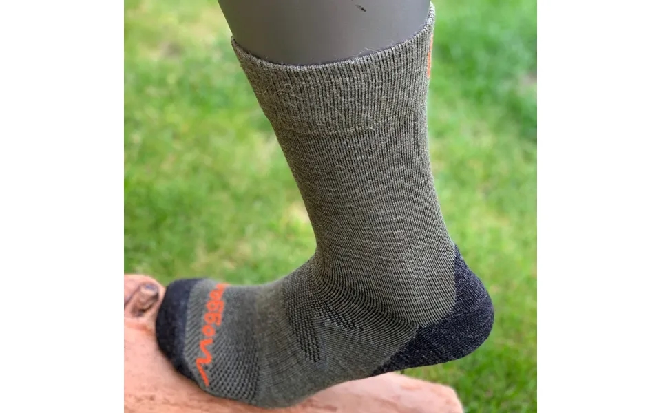 Midweight Merino Crew Socks By Moggans Size Extra Large Colour Forest Green