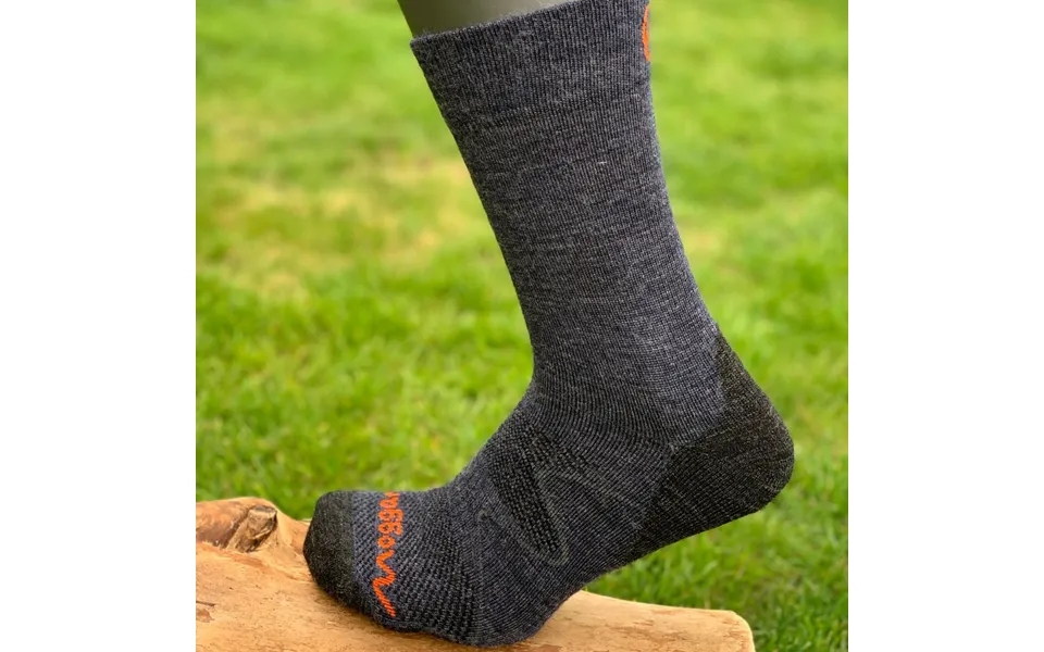 Midweight Merino Crew Socks By Moggans Size Large Colour Thundercloud