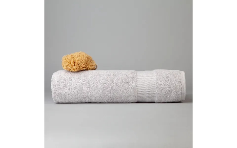 Organic Cotton Bath Sheet By Dip & Doze Colour Light Grey