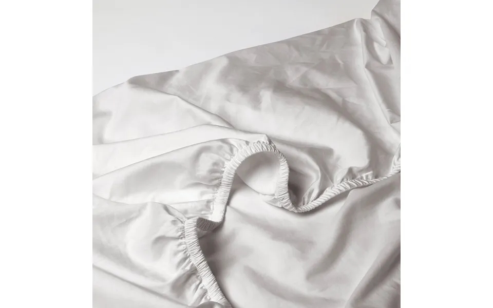Organic Cotton Fitted Sheet By Dip & Doze Size Double Colour Dove Grey Weave Percale
