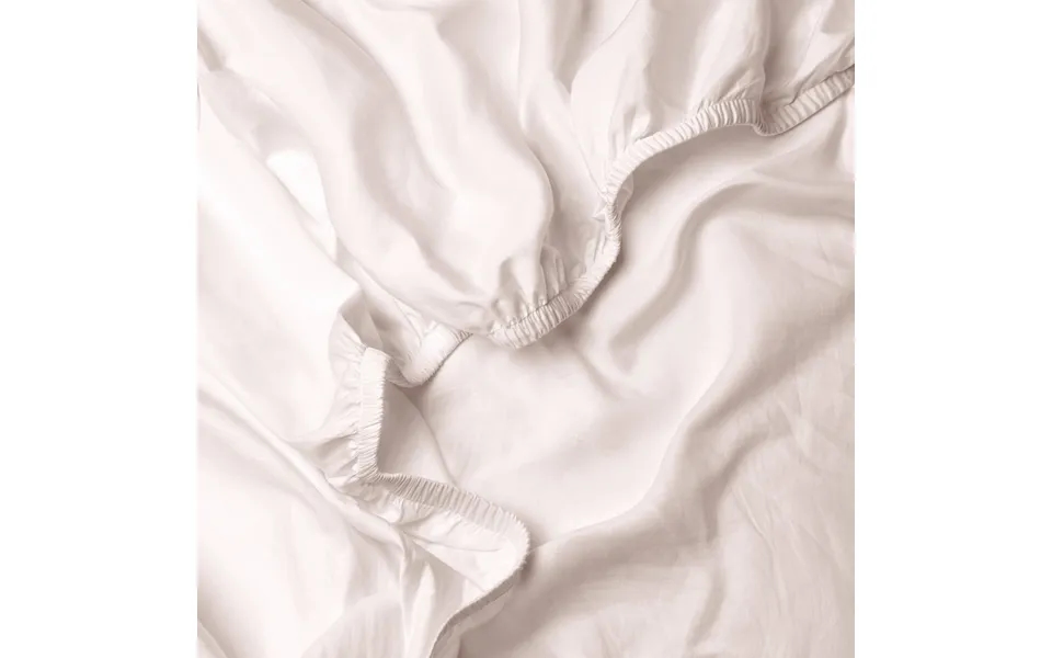 Organic Cotton Fitted Sheet By Dip & Doze Size Double Colour Dusky Pink Weave Percale