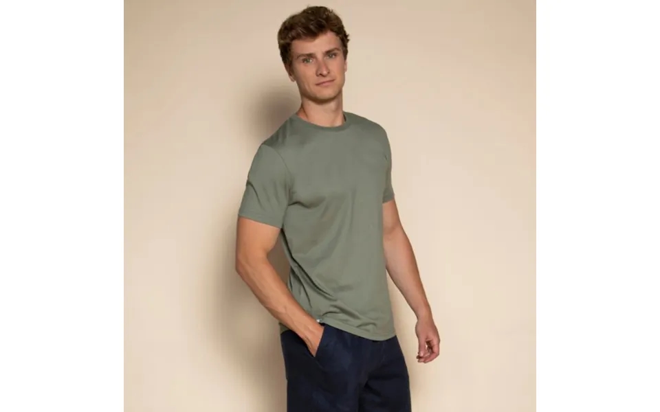 Organic Cotton & Hemp Everyday T-shirt By Dip & Doze Colour Oliver Size L