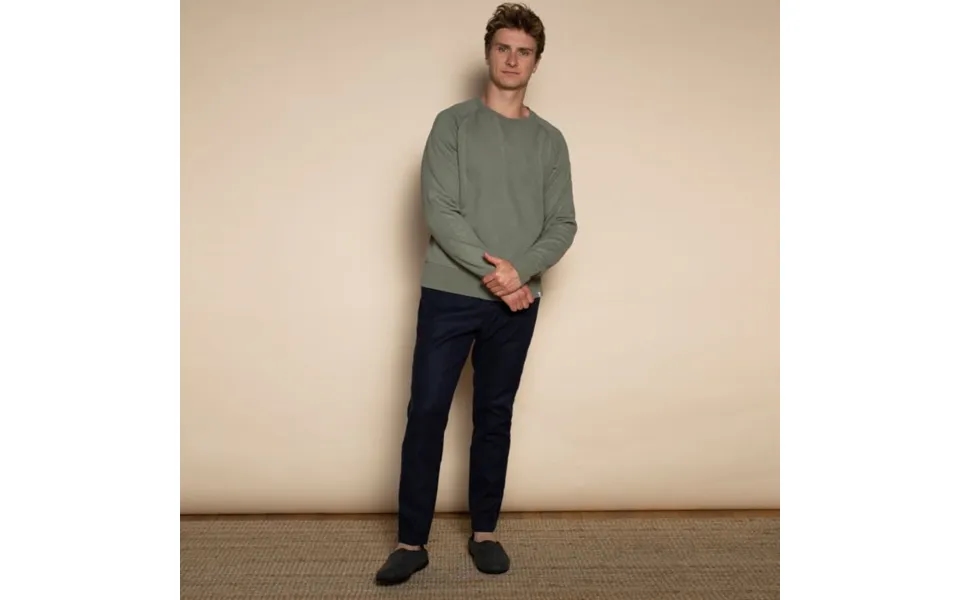 Organic Cotton & Hemp Lounge Chinos By Dip & Doze Colour Midnight Size L