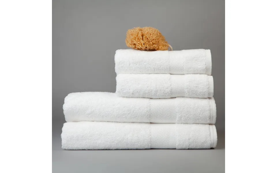 Organic Cotton Towels - Mini Set Of Four By Dip & Doze Colour White