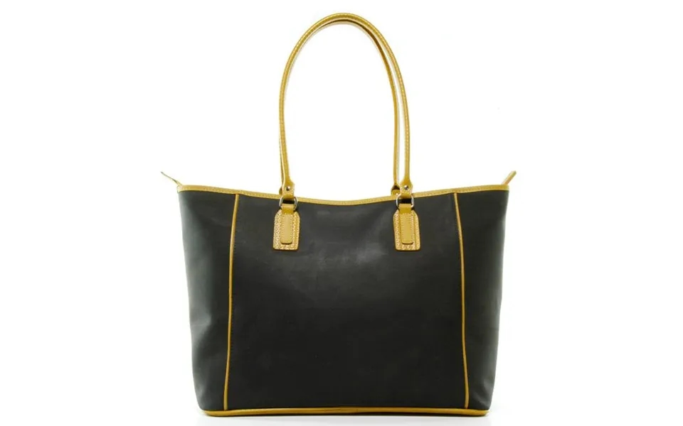 Reclaimed Fire Hose Tote Bag By Elvis & Kresse Colour Black Yellow