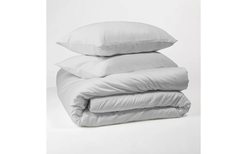 The Original Bedding Set By Dip & Doze Size Double Colour Dove Grey Weave Sateen