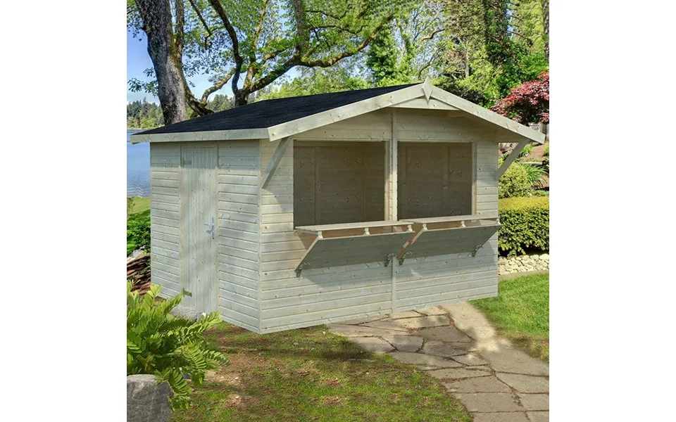 10'5 X 8'5 Palmako Stella 16mm Premium Extra Large Wooden Garden Bar 3