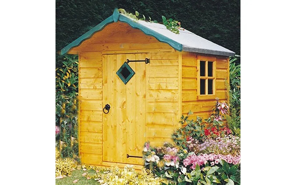 4' X 4' Shire Hide Kids Wooden Playhouse 1.19m X 1.19m