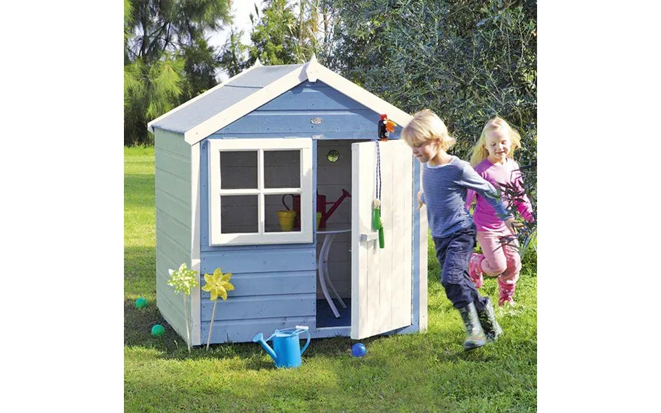 4' X 4' Shire Playhut Kids Wooden Playhouse 1.19m X 1.19m