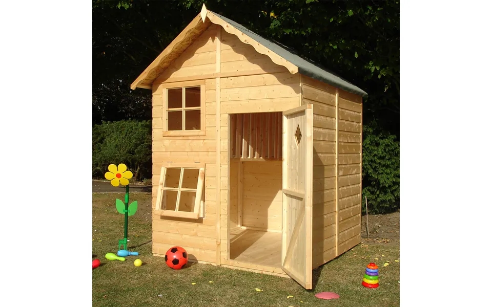 5'3 X 5'6 Shire Croft Childrens Kids Wooden Garden Playhouse