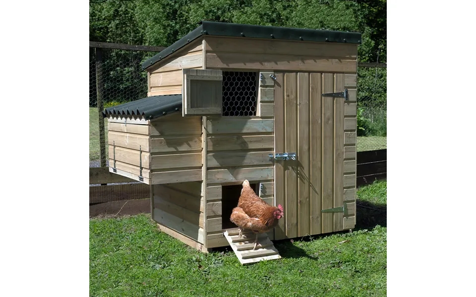 5'4 X 3'8 Forest Hedgerow Wooden Large Hen House 1.63m X 1.12m