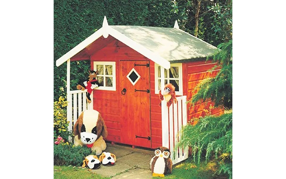 6' X 4' Shire Hobby Kids Wooden Playhouse 1.79m X 1.79m