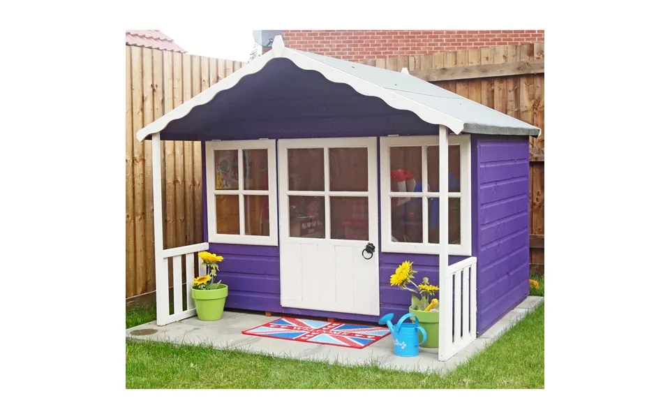 6 X 5 Shire Pixie Childrens Kids Wooden Garden Playhouse
