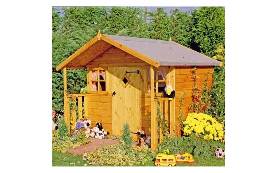 6' X 5'6 Shire Cubby Childrens Kids Wooden Garden Playhouse