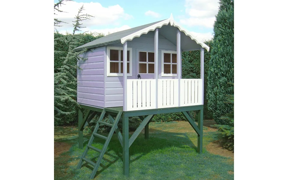 6 X 6 Shire Stork Childrens Kids Wooden Garden Platform Playhouse