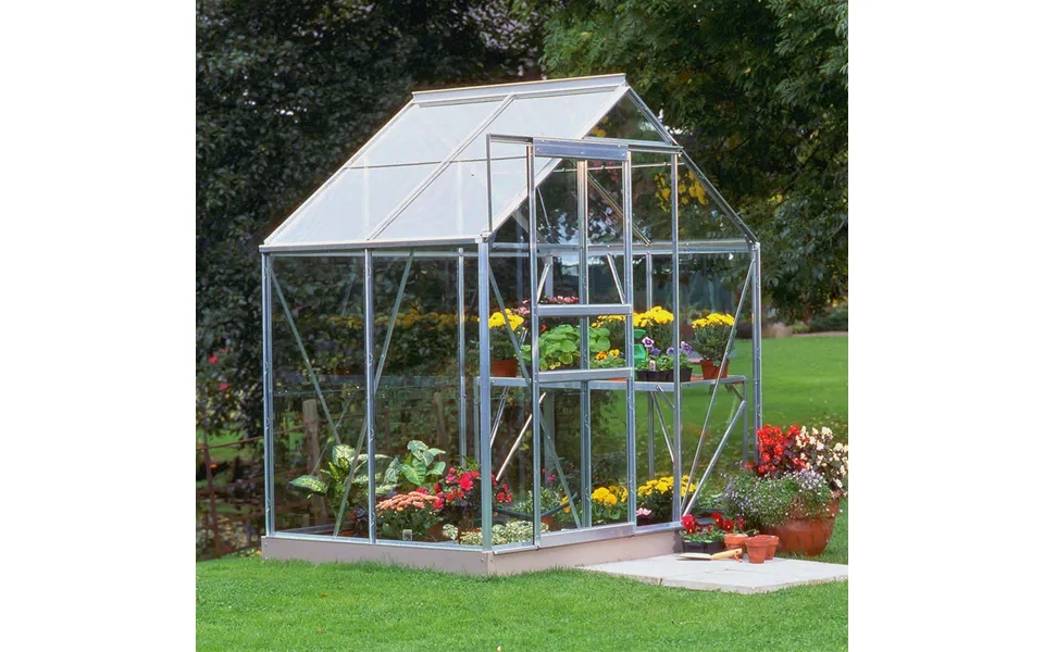 6'4 X 4'4 Halls Popular 64 Small Greenhouse 1.93 X 1.31m