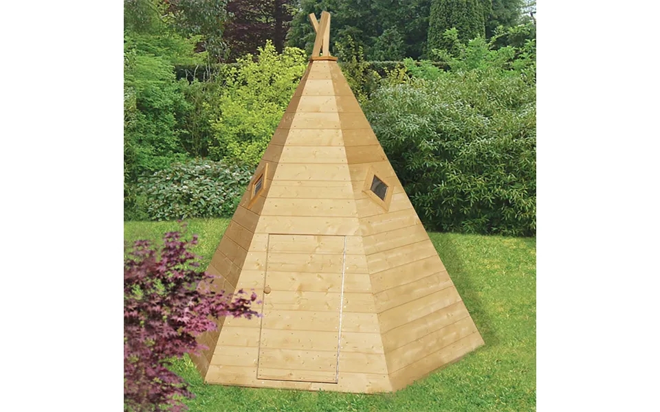 7 X 6 Shire Wigwam Childrens Kids Wooden Garden Playhouse