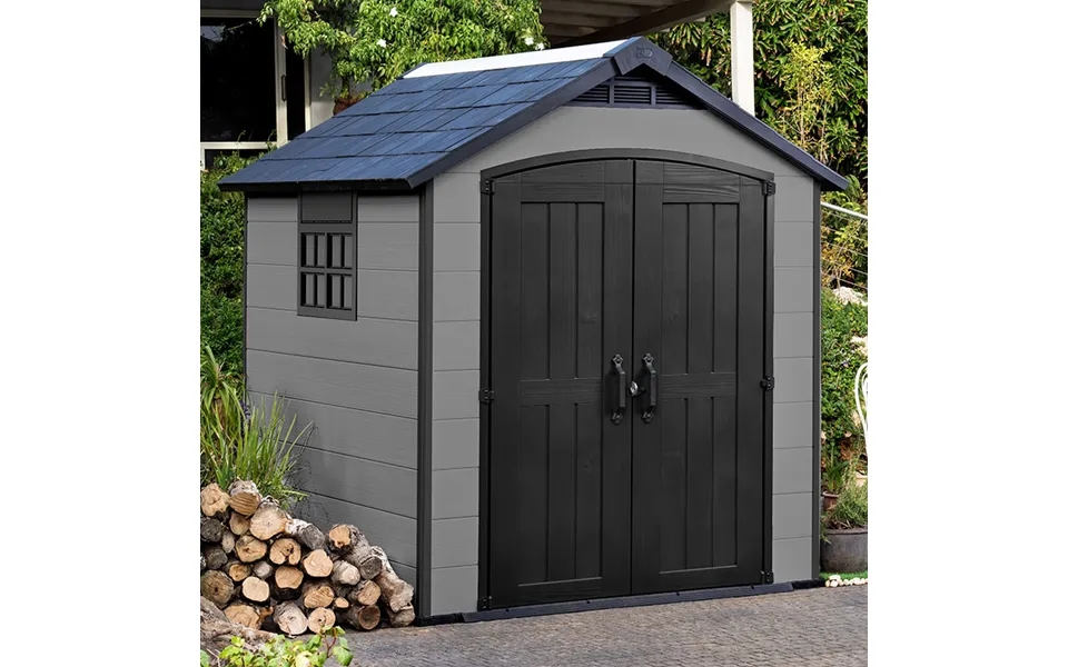 7' X 7' Keter Premier Plastic Garden Shed 2.29m X 2.23m