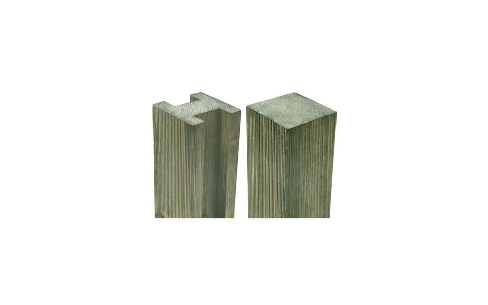 7'11 X 3.7 X 3.7 Forest Planed H Slotted Fence Post 2.4m X 94mm X 94mm