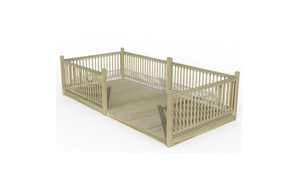 8' X 16' Forest Patio Deck Kit No. 7 2.4m X 4.8m