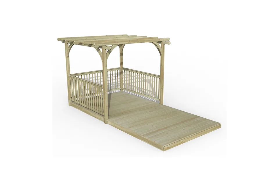 8' X 16' Forest Pergola Deck Kit No. 9 2.4m X 4.8m