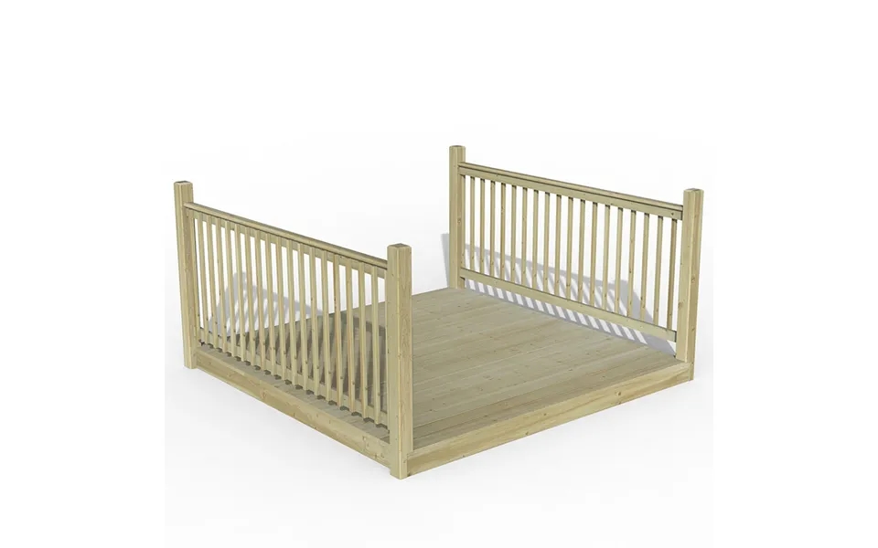 8' X 8' Forest Patio Deck Kit No. 3 2.4m X 2.4m