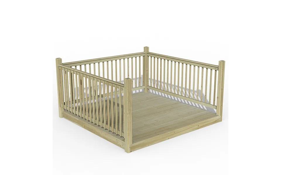 8' X 8' Forest Patio Deck Kit No. 4 2.4m X 2.4m