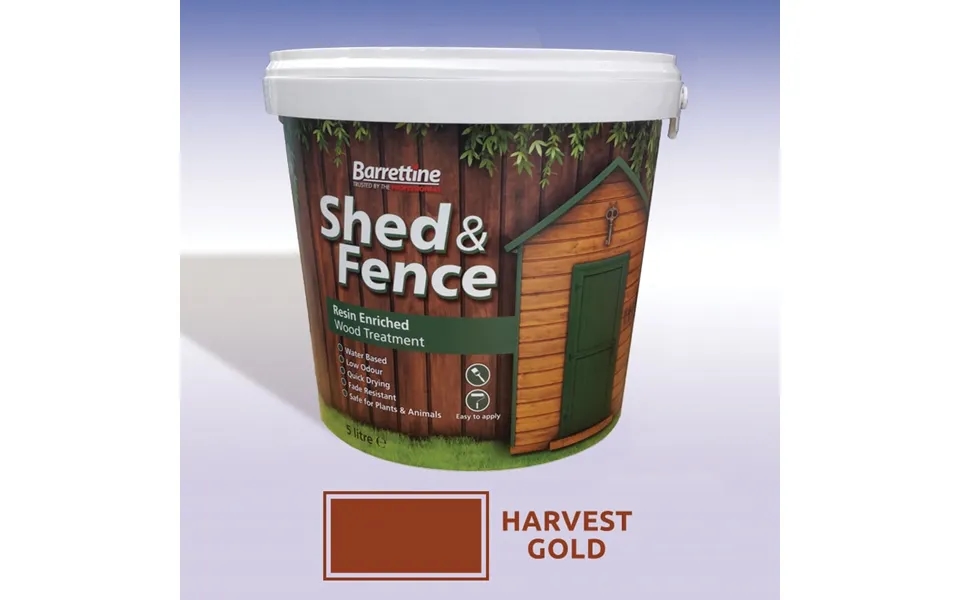 Fence & Shed Treatment 5ltr Harvest Gold