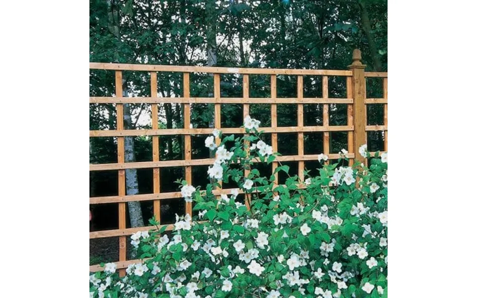 Forest 6' X 4' Heavy Duty Square Garden Trellis Fence Panel 1